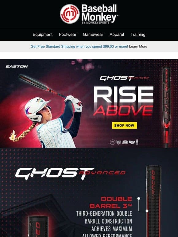 Introducing the NEW Easton Ghost Advanced Fastpitch Bats: Rise Above