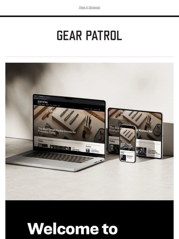 Introducing the New Gear Patrol