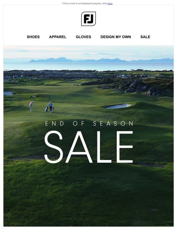It’s On: Shop the End of Season Sale
