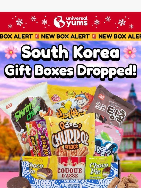 JUST DROPPED   South Korea Gift Boxes!