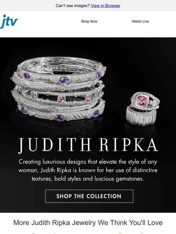 Judith Ripka styles for you ✨