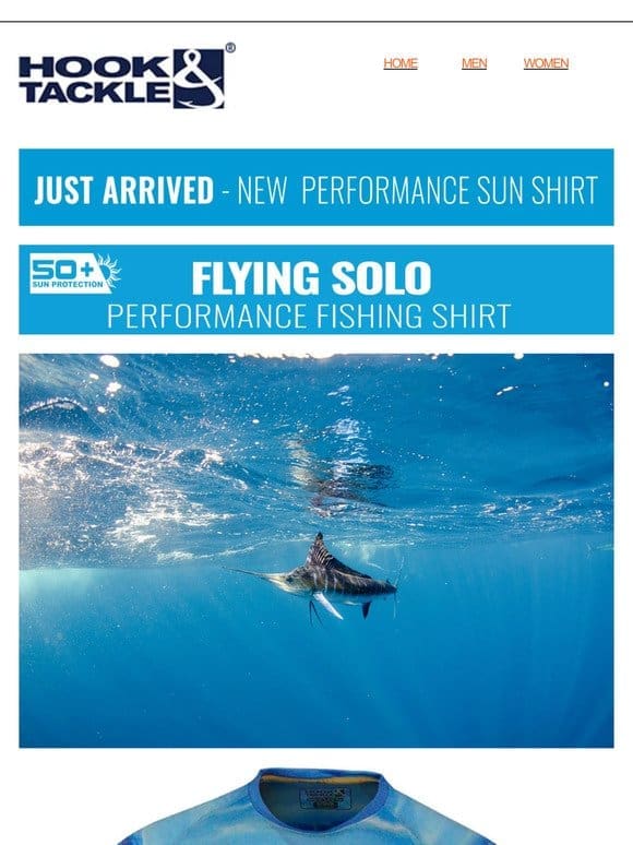 Just Arrived- FLYING SOLOR PERFORMANCE TEE