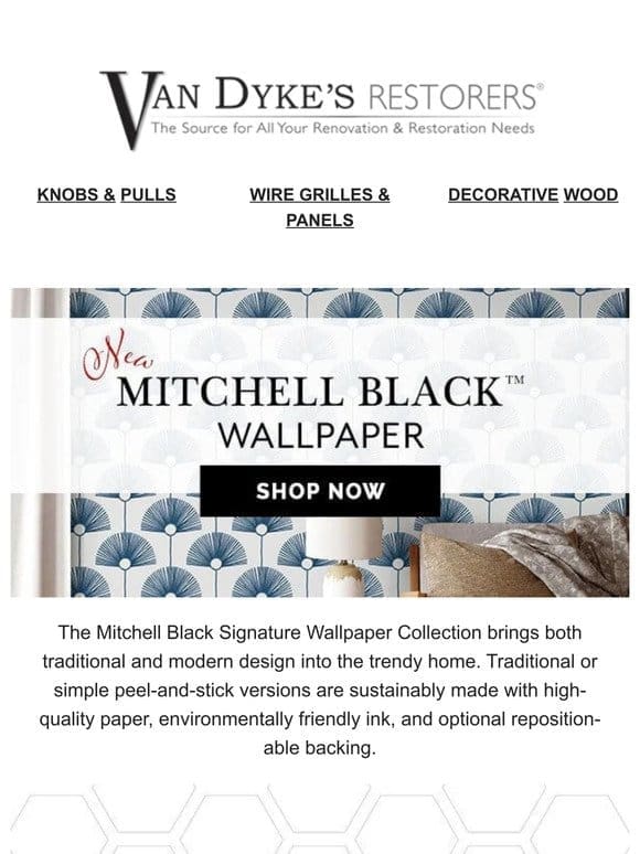Just Dropped: NEW Mitchell Black Wallpaper