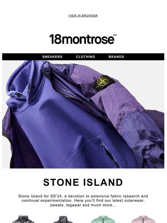 Just In: Stone Island SS’24.