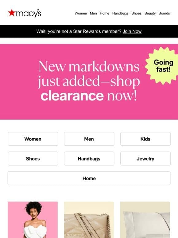 Just added: tons of new markdowns!