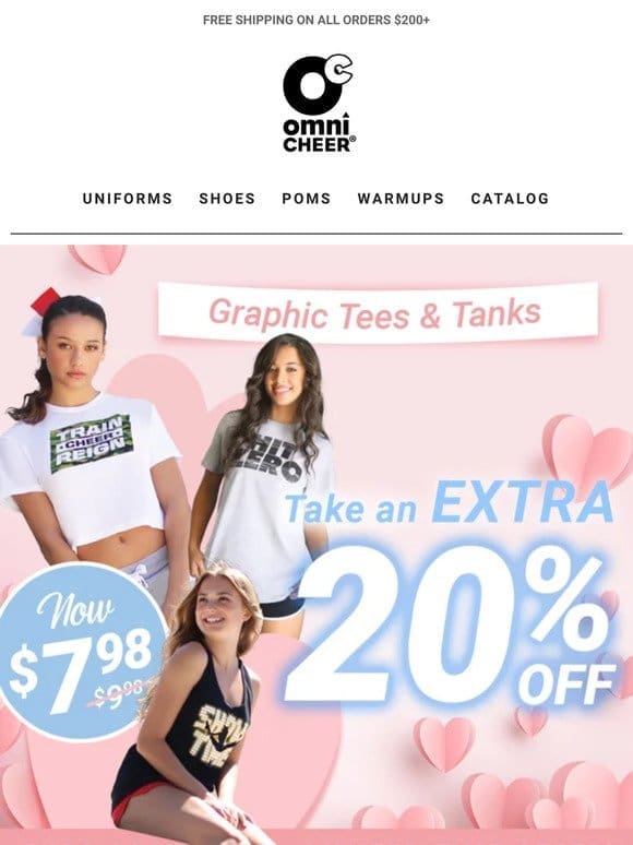Just for You: $7.98 Graphic Tees & Tanks