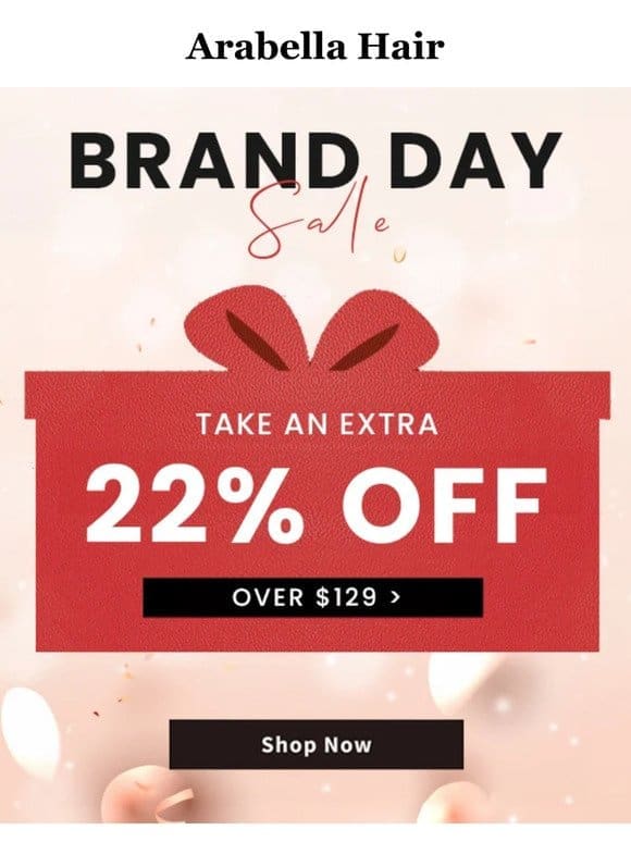 Just for you: 22% off