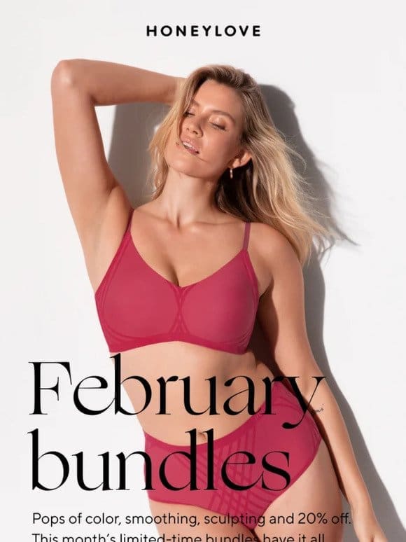 Just in: February bundles