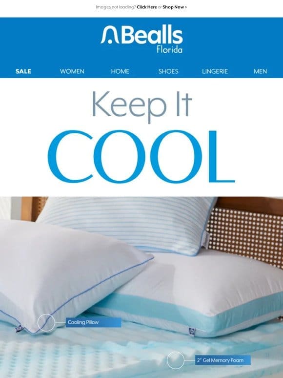 Keep it cool with cooling bedding essentials