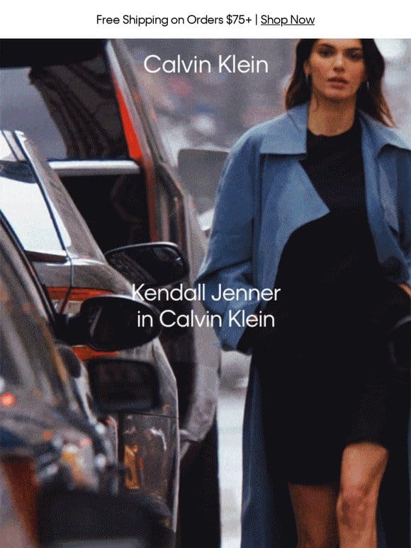 Kendall Jenner Wears Calvin Klein