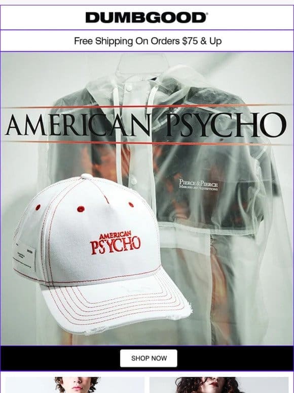 Killer looks from our American Psycho collection!
