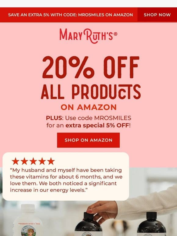 LAST CHANCE: Get 25% off on Amazon