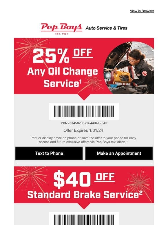 LAST CHANCE to save big on service