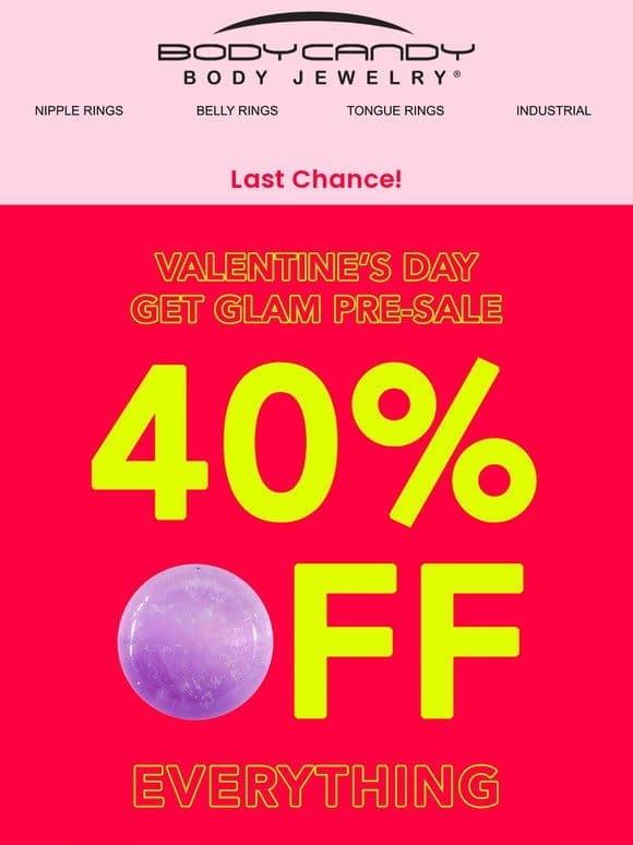 [LAST Chance] 40% OFF