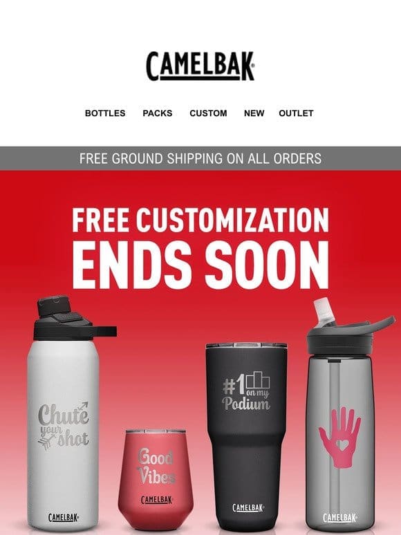 Last Chance: Free Customization for V-Day