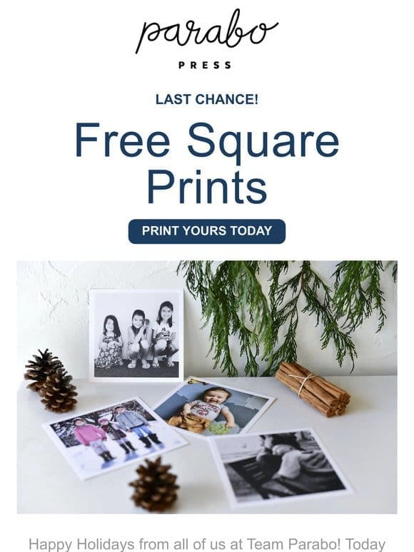 Last Chance! Free Squares