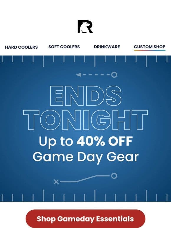 Last Chance: Up to 40% Off Game Day Gear