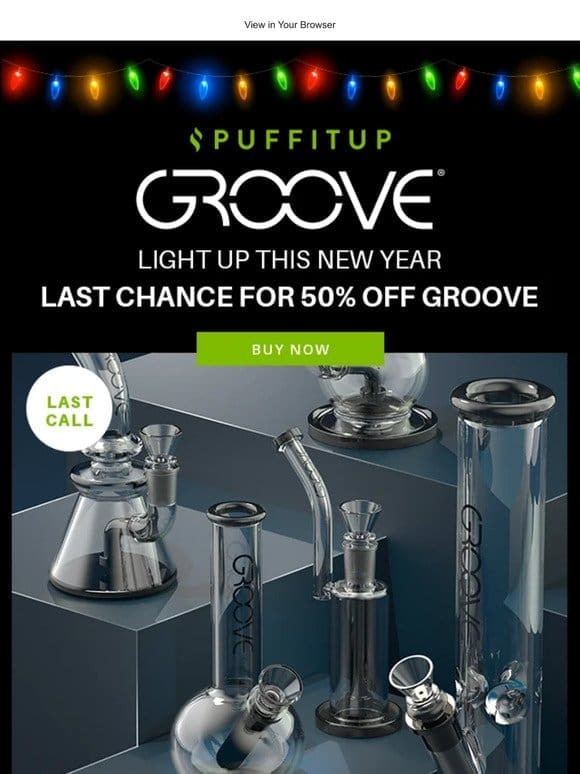 Last Chance for 50% Off Groove