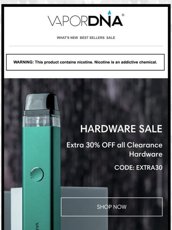 Last Day! Extra 30% OFF Pod Systems!