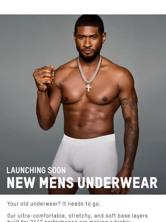 Launching Soon: New Mens Underwear