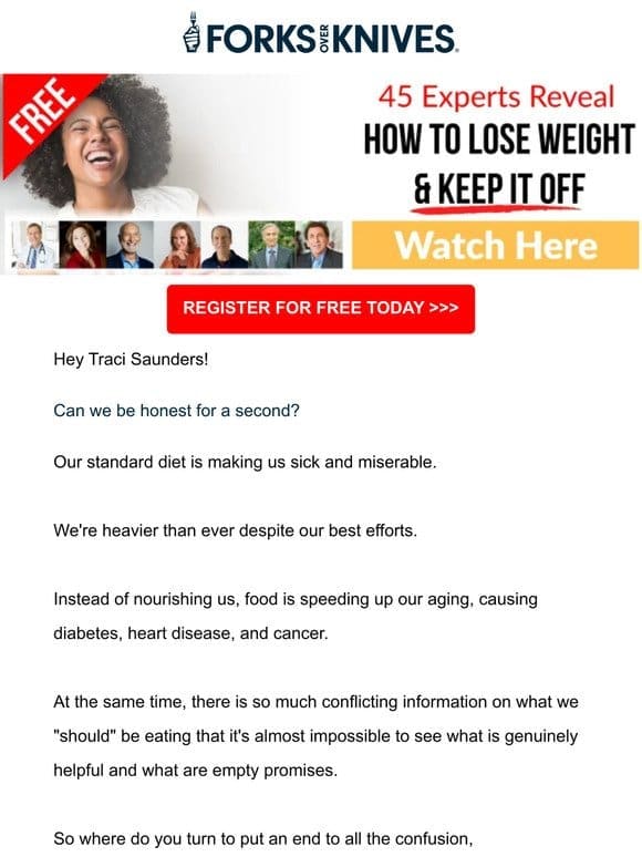 Let’s get real about weight loss