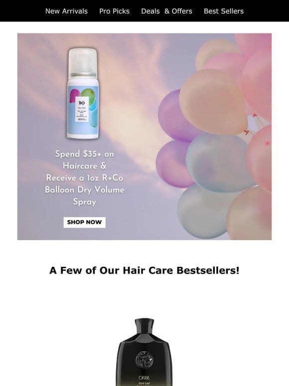 Light as a balloon! A gift for your hair.