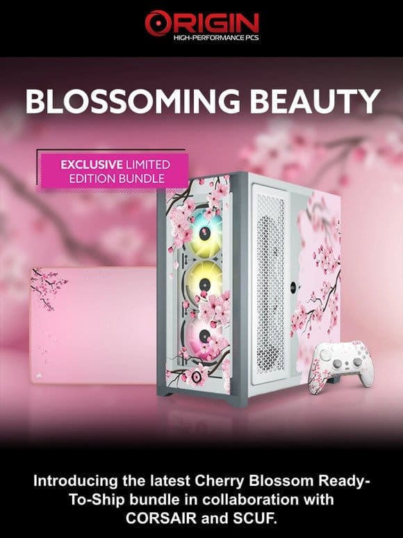 Limited Edition Cherry Blossom Ready-To-Ship bundle available now