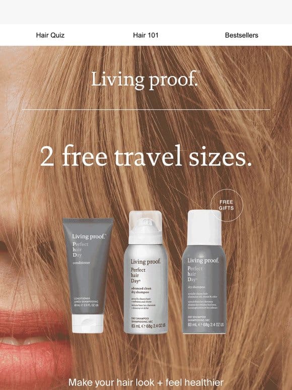 Limited Time Offer: 2 FREE Travel Sizes