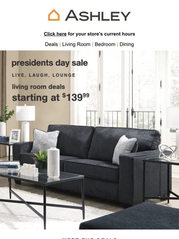 Living Room Deals from $139.99， Get Comfy for Less