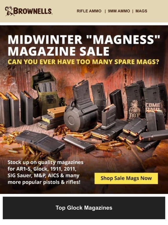 Load up at our Midwinter Magazine Sale!