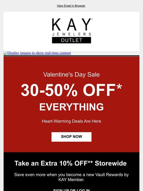 Love Sale: 30-50% OFF* Everything