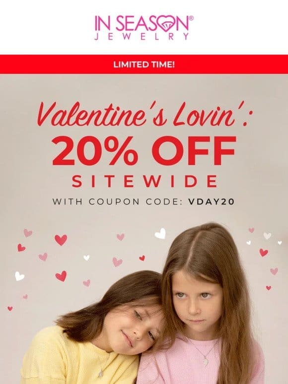 Love Unleashed: 20% Off Sitewide   Limited time!