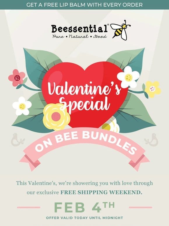 Love is in the Air， and So is Free Shipping!