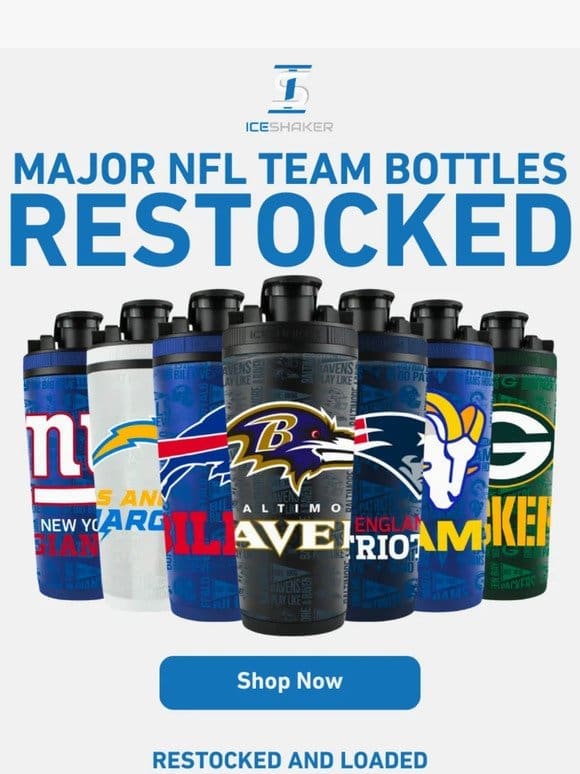 Major NFL Restocks Have Arrived