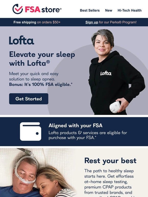 Meet Lofta， your sleep apnea solution