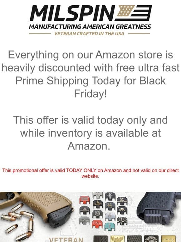 Milspin Amazon Black Friday!