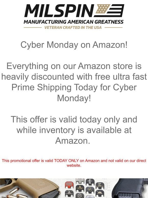 Milspin Amazon Cyber Monday Deals!