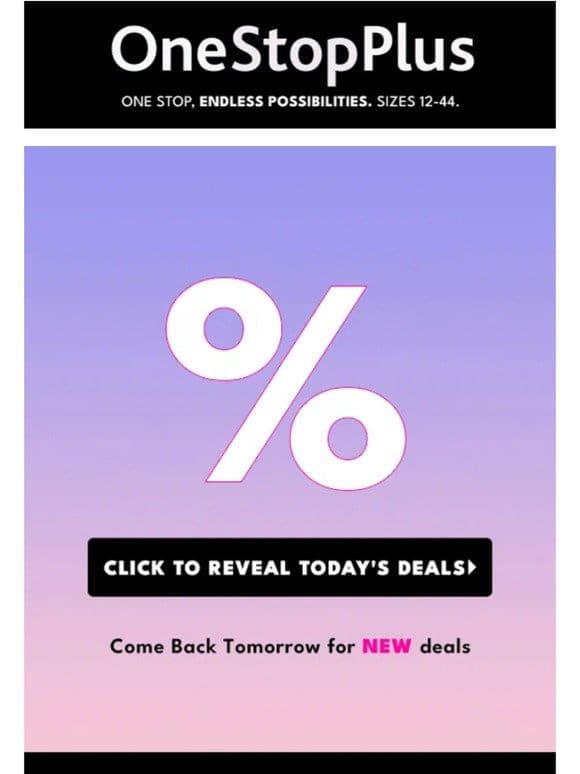 Miss today’s Mystery Deal? Not a chance.