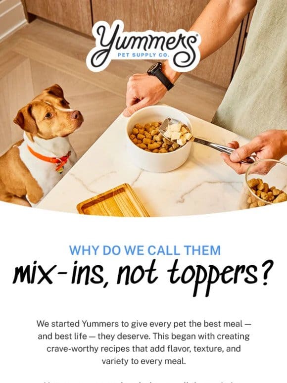 Mix-ins or toppers: what’s the difference?