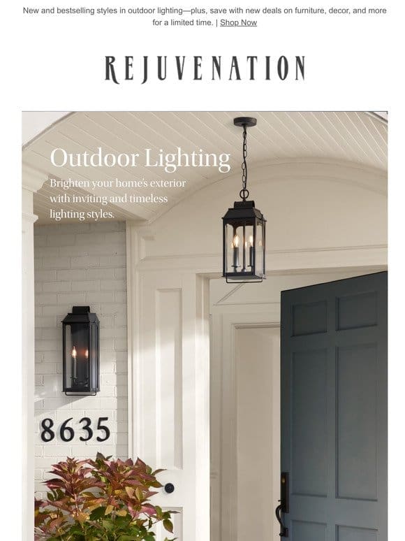 Must-have designs to complete your outdoor lighting