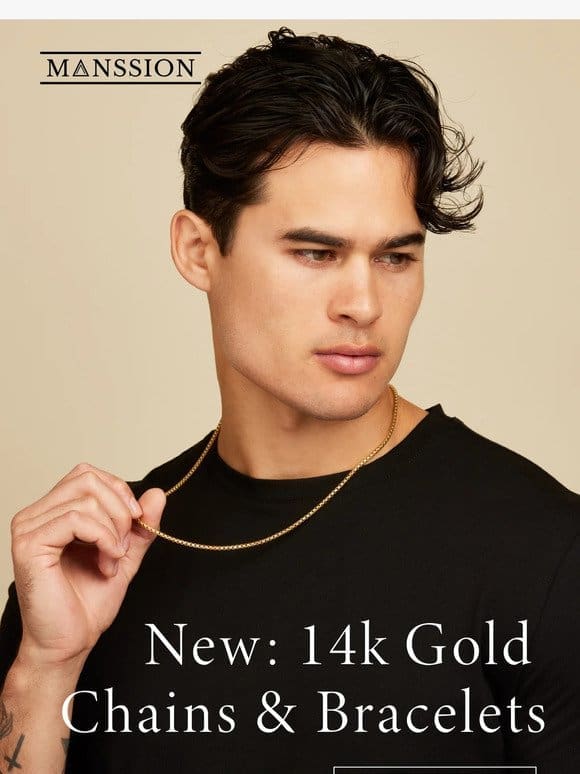 NEW 14k Gold Chains & Bracelets