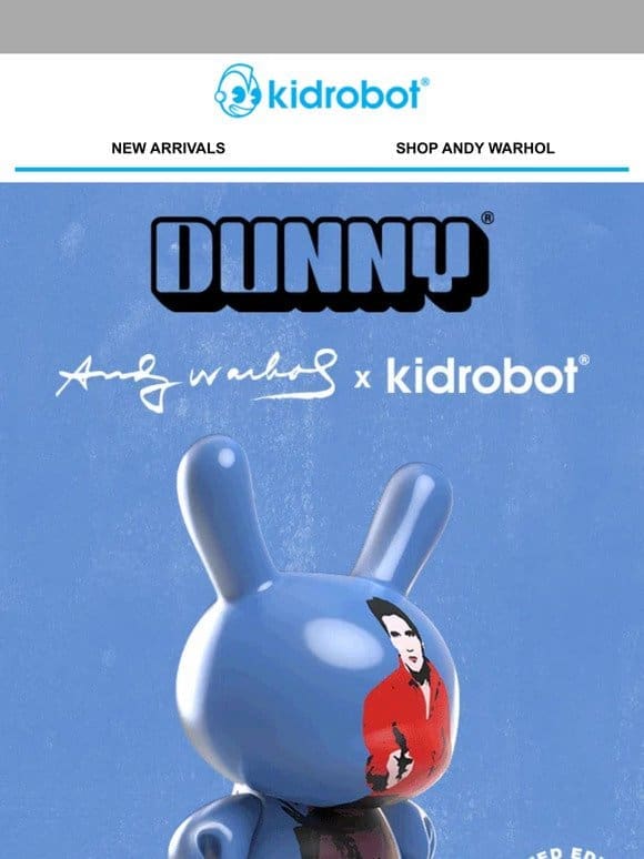 NEW: Andy Warhol Masterpiece Elvis Dunny