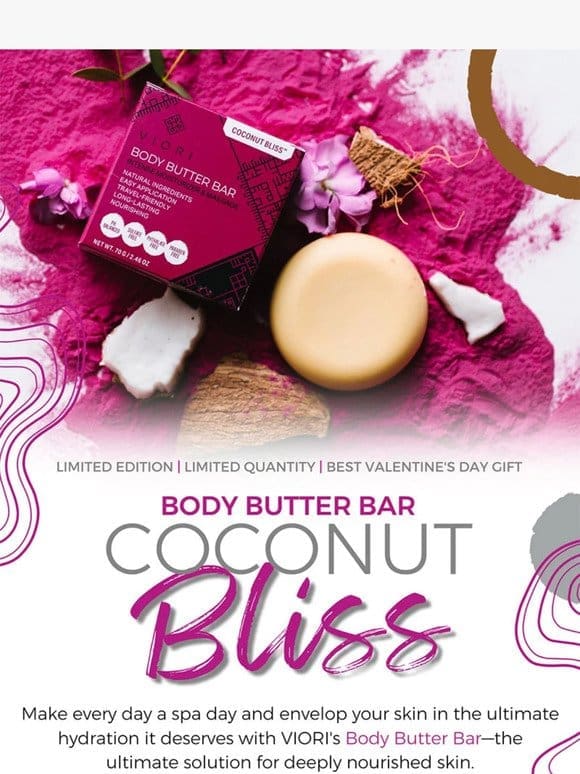 NEW Body Butter Bar is HERE! + Valentines Sale