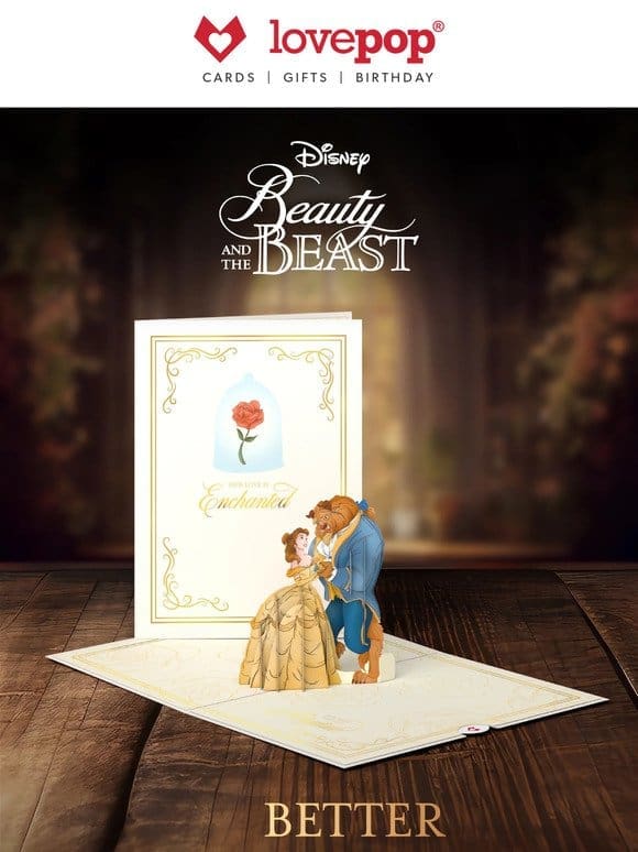 NEW | Disney’s Beauty and the Beast Valentine’s Day Cards