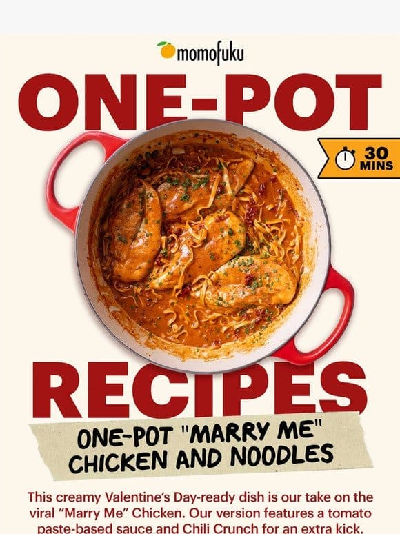 NEW Easy One-Pot “Marry Me” Chicken and Noodles
