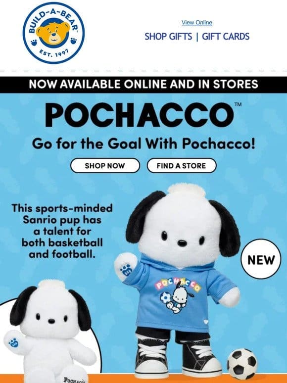 NEW Pochacco Plush Now in Stores!