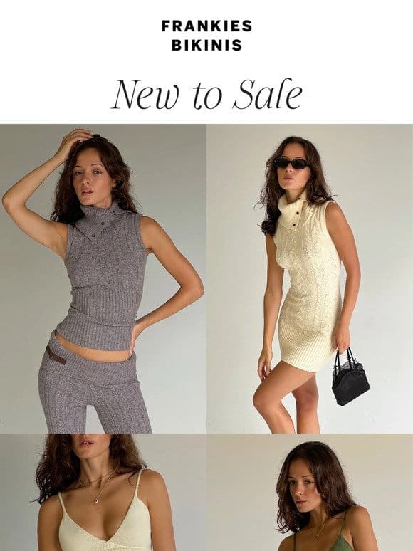 NOW ON SALE: Select Cloud Knits