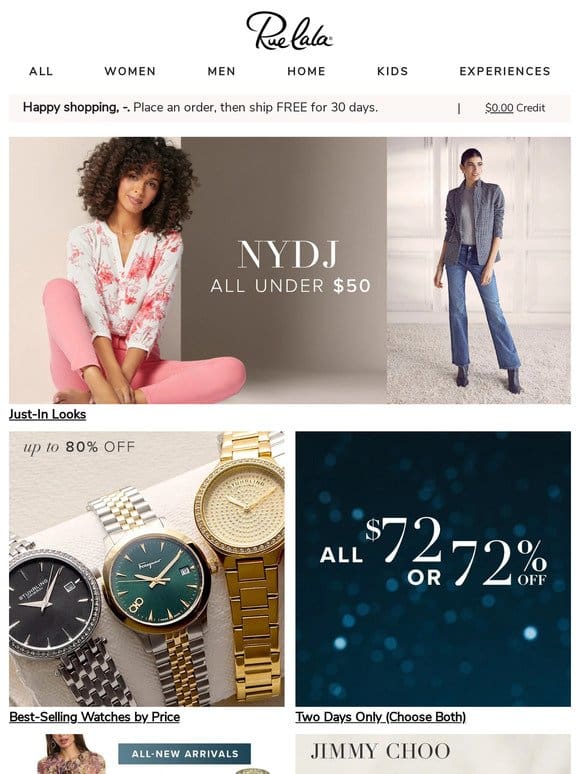 NYDJ   All Under $50   Just-In Looks