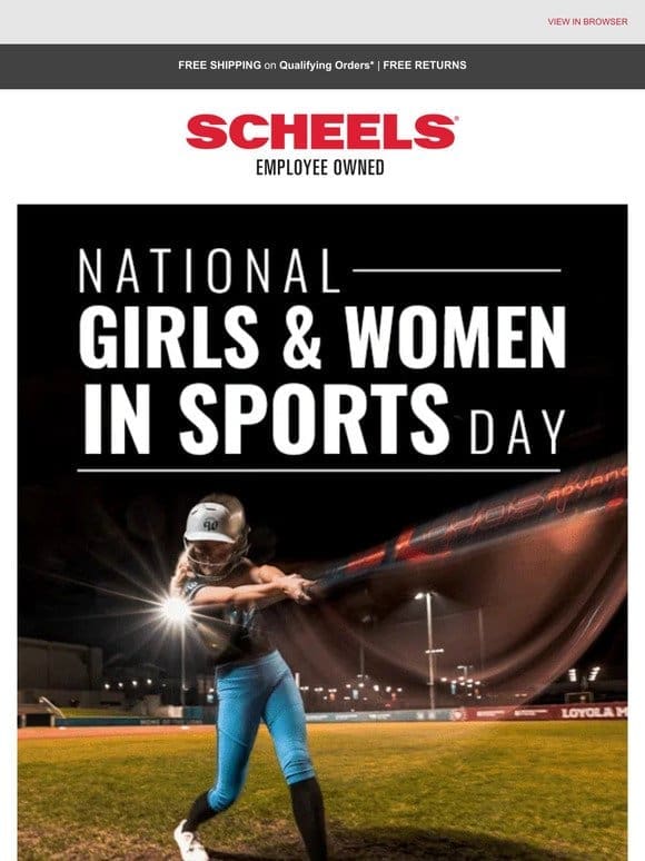 National Girls & Women In Sports Day!
