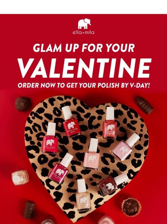 Need new nail polish for Valentine’s Day?